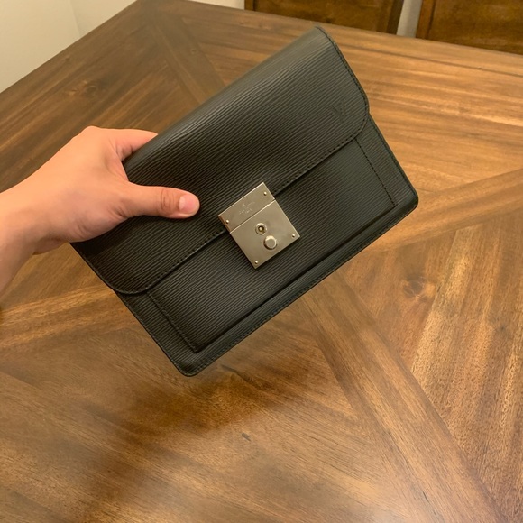 Louis Vuitton Other - Louis Vuitton Men’s Black Leather Handbag